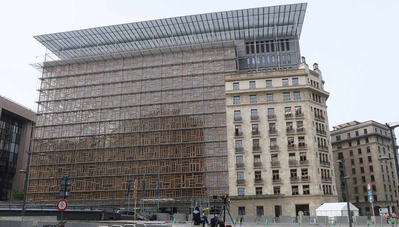 Le bâtiment Europa, à Bruxelles, où siège le Conseil de l'Union européenne.