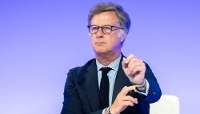 Sébastien Bazin, lors de l'assemblée générale d'Accor, le 27 mai 2026, à Issy-les-Moulineaux.
