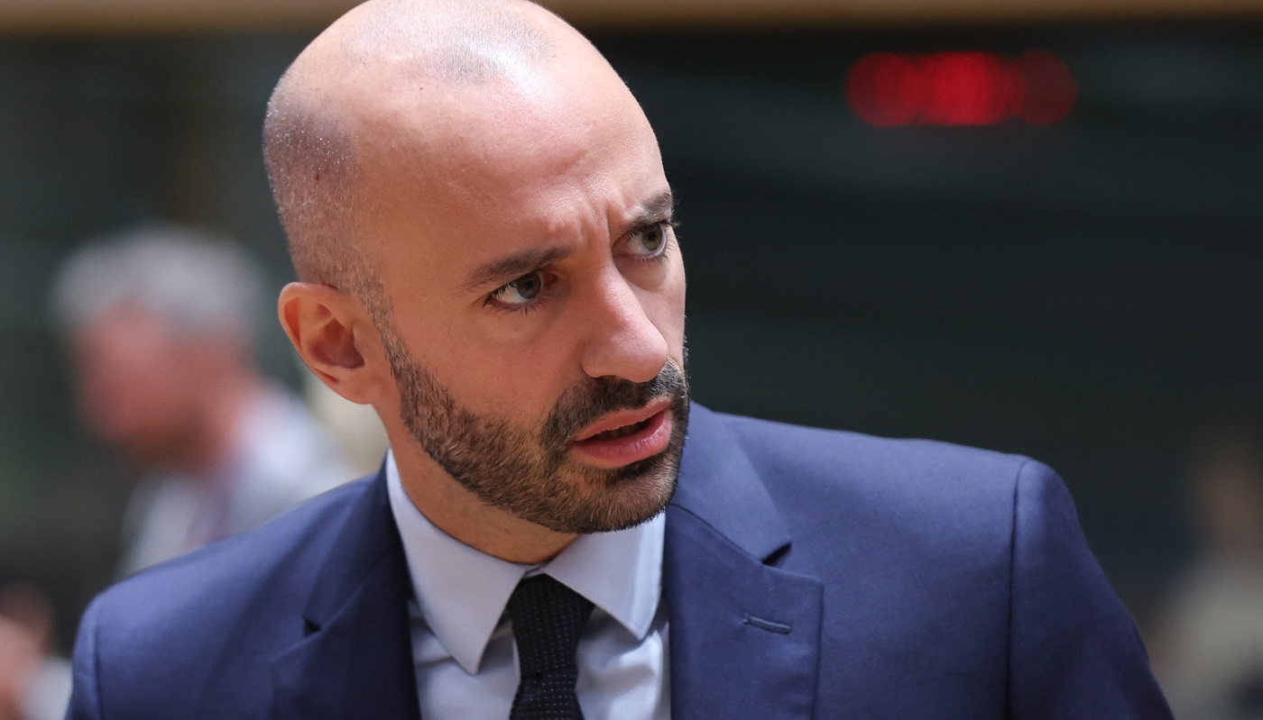 Le ministre délégué chargé de l'Europe, Benjamin Haddad, le 22 septembre à Bruxelles.