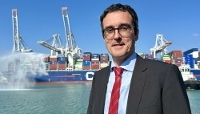 Benoît Rochet, directeur de Haropa Port, au Havre, le 17 mars 2025.