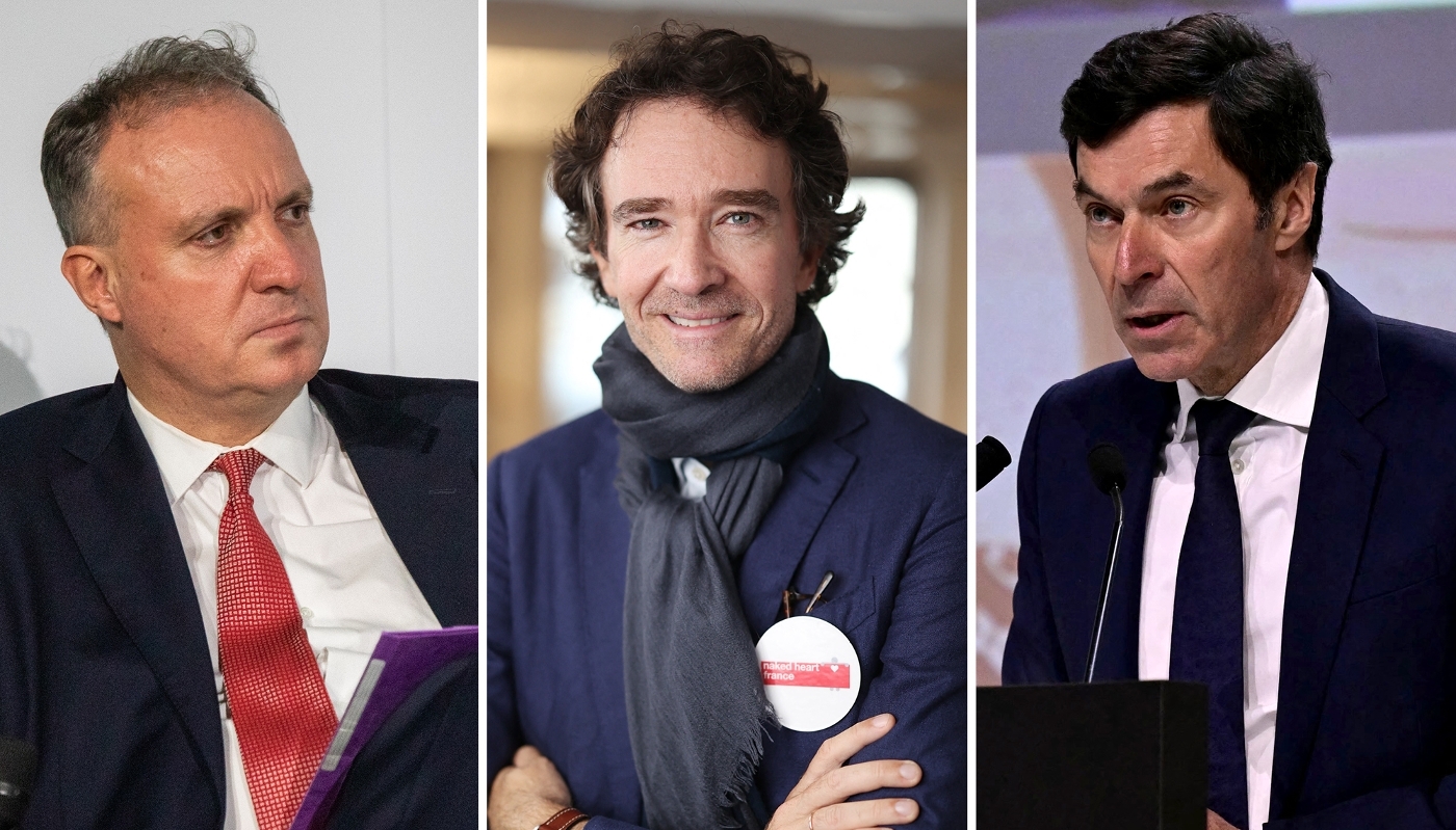 Jérôme Béglé, Antoine Arnault et Jean-Jacques Guiony.