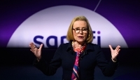 Belén Garijo, nouvelle directrice générale de Sanofi, lors de l'assemblee générale des actionnaires de 2026, 