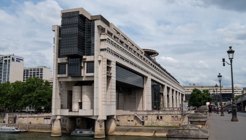 Vue du ministère de l'économie et des finances, à Bercy.