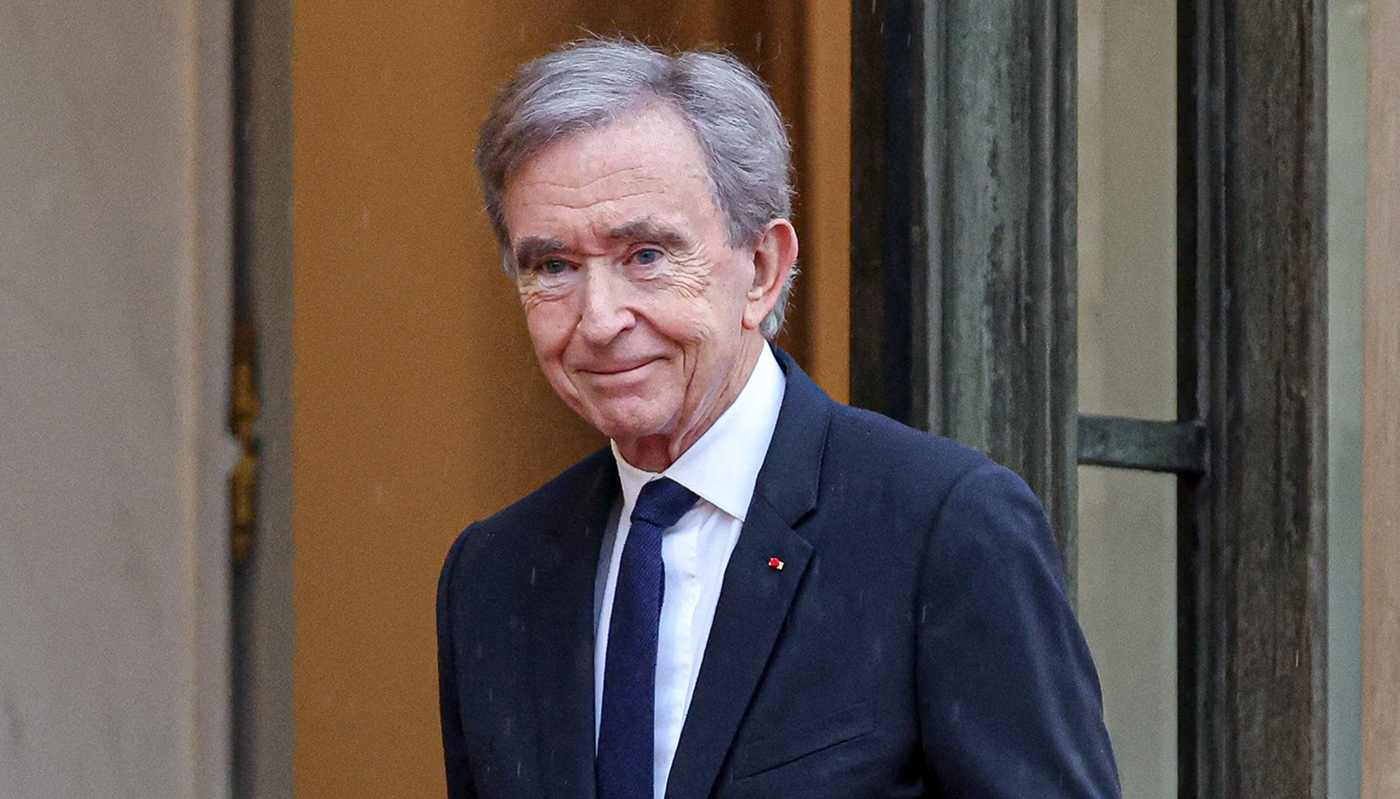 Bernard Arnault, le PDG de LVMH, à l'Élysée, à Paris, le 5 juin 2025.