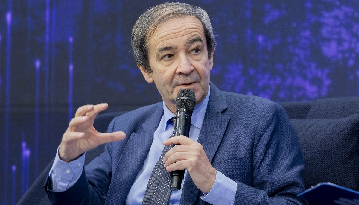  Bernard Fontana, PDG d'EDF, le 26 novembre 2025, à Paris, lors du Sommet IA au Grand Palais.
