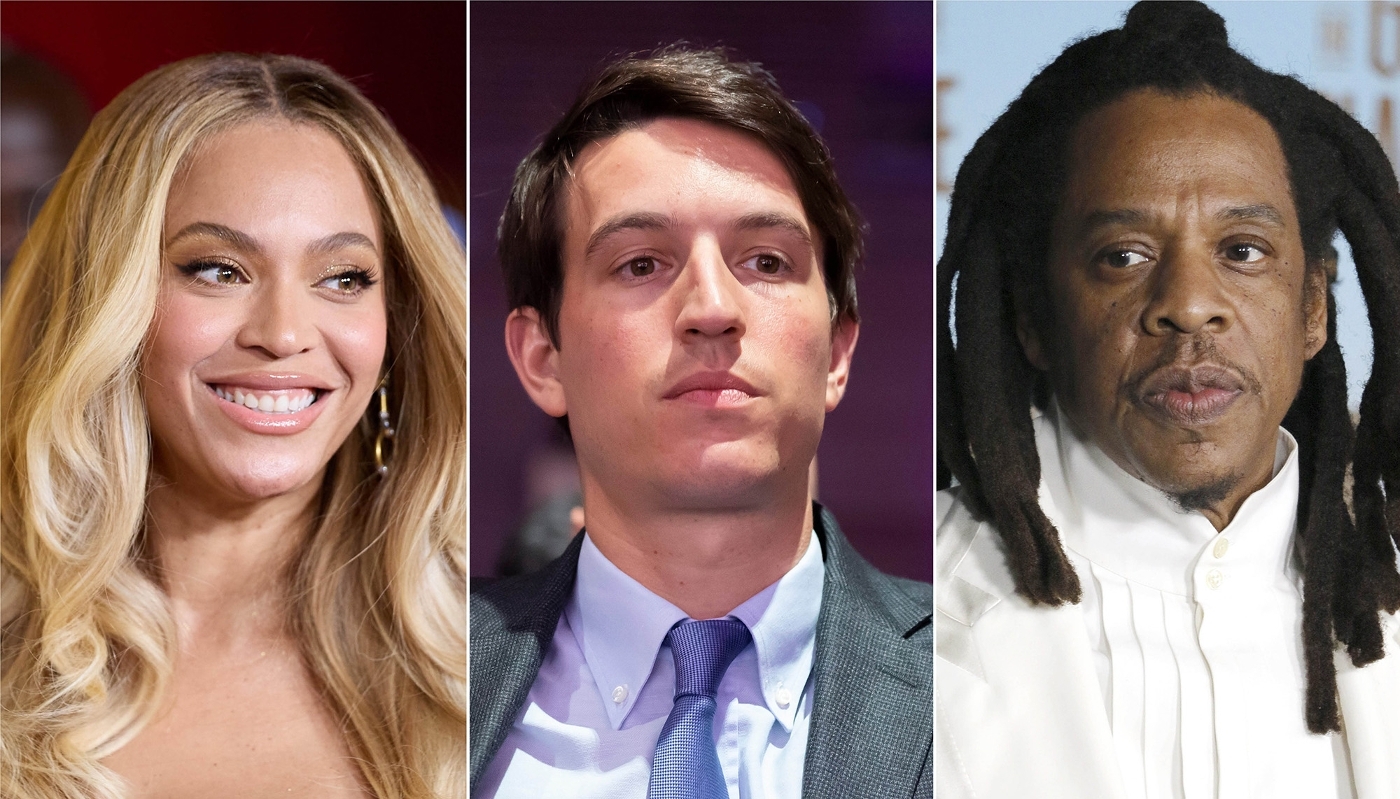 Beyoncé, Alexandre Arnault et 
Jay-Z.