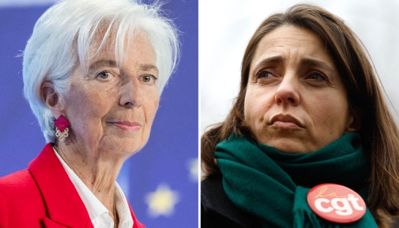 Christine Lagarde et Sophie Binet.