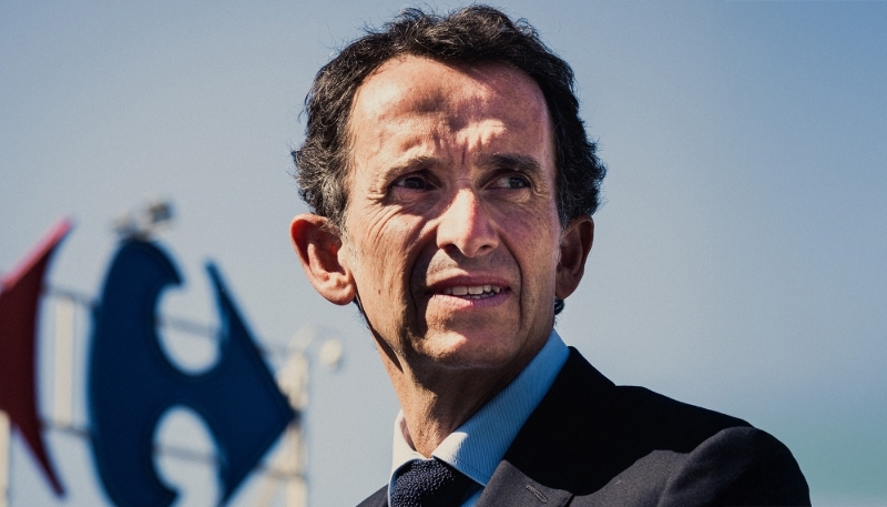 Alexandre Bompard, PDG de Carrefour, à L'Haÿ-les-Roses, le 16 mai 2025.