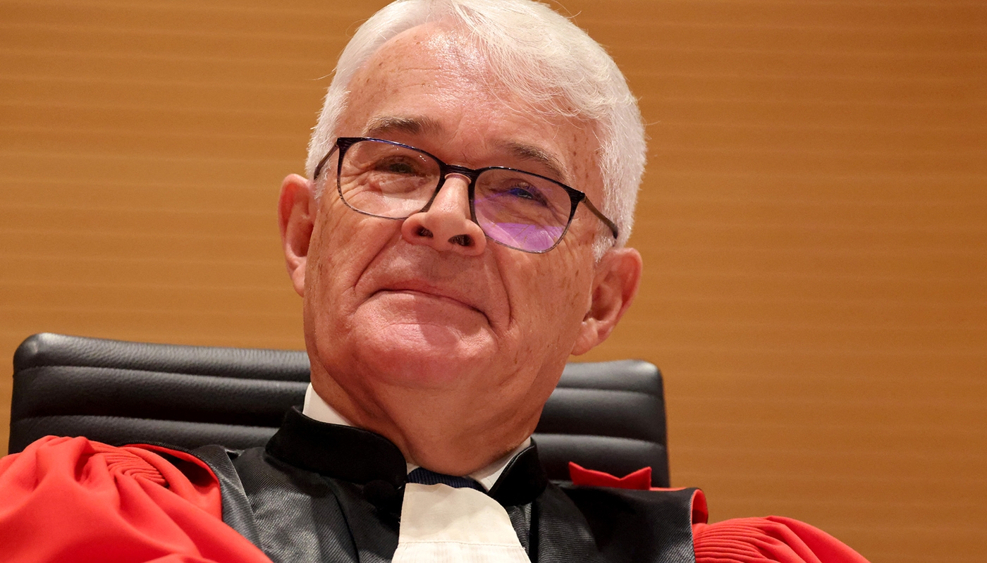 Le procureur national financier Jean-François Bohnert, au tribunal de Paris, le 29 septembre 2025.