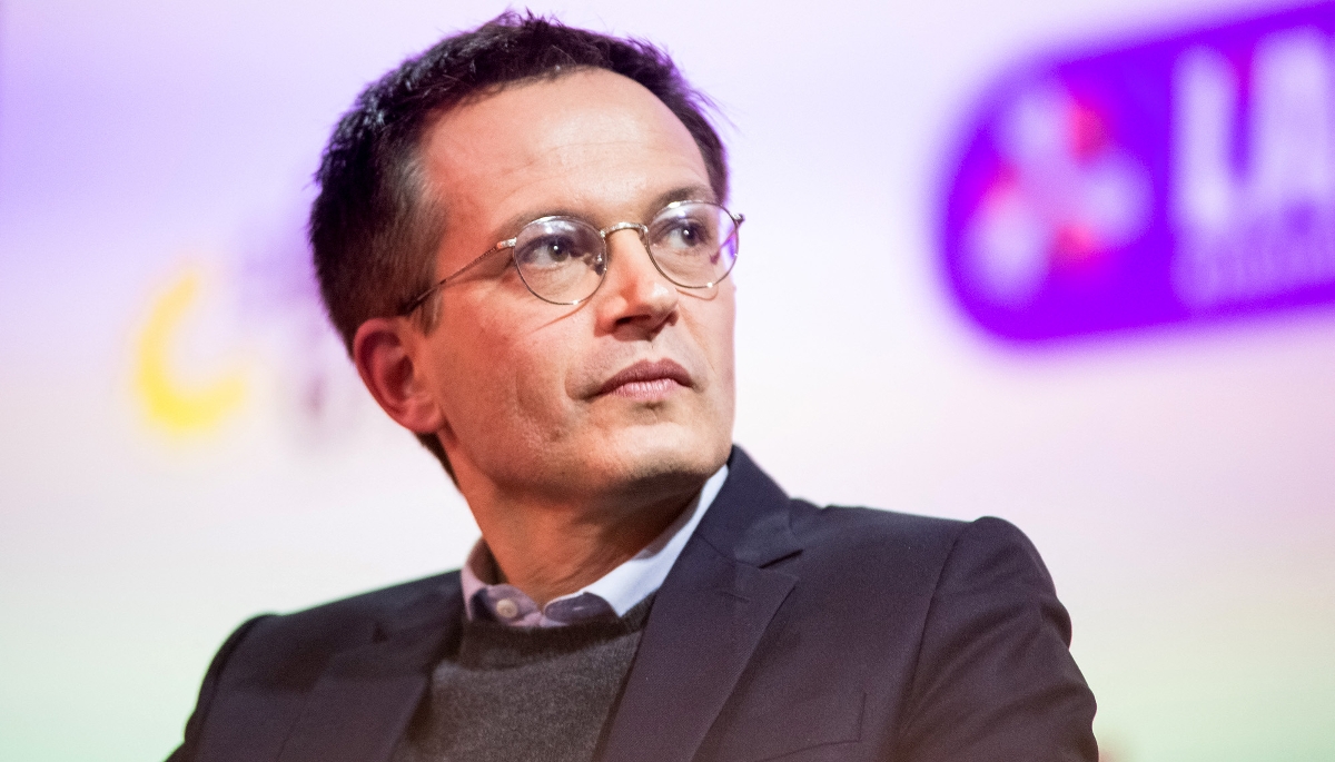 Pierre-Yves Bournazel, lors d'un débat organisé dans le cadre de la campagne municipale à Paris, le 31 janvier 2026.