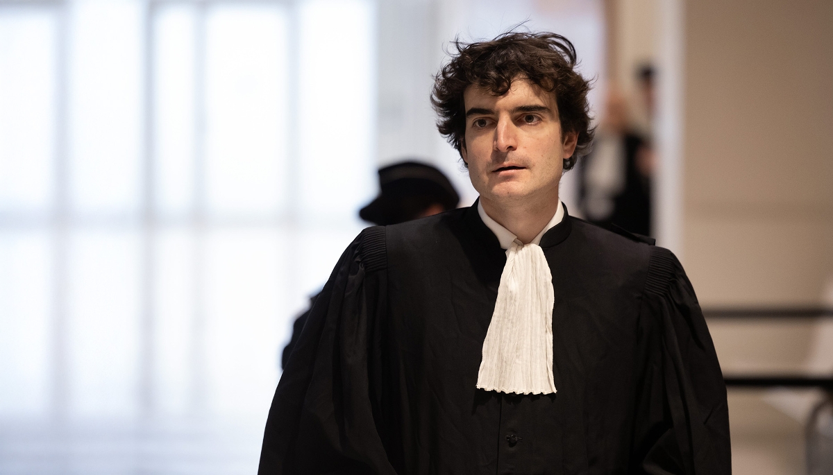 Vincent Brengarth, au palais de justice de Paris, à l'ouverture du procès de Nicolas Sarkozy, le 6 janvier 2025. 