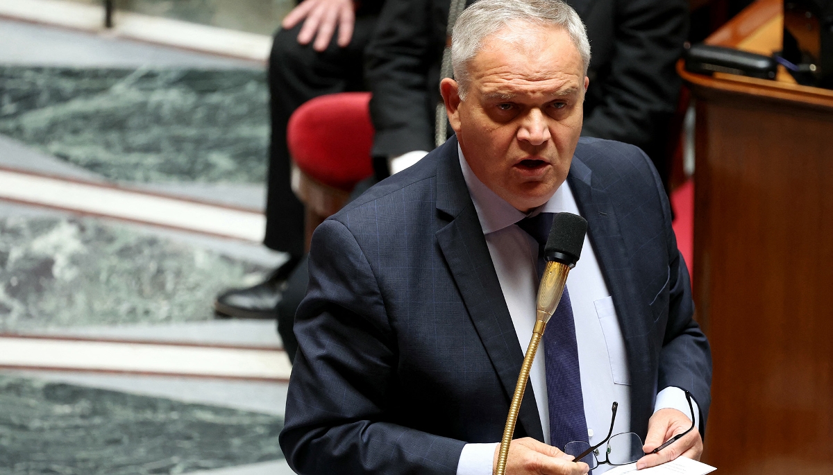 François-Noël Buffet, ministre délégué auprès de Bruno Retailleau chargé de la sécurité privée, à l'Assemblée nationale, le 17 juin 2025.