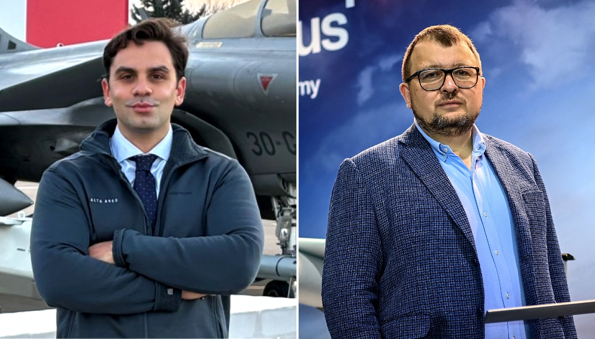 Hadrien Canter, patron d'Alta Ares, et Mikhail Kokorich, celui de Destinus.