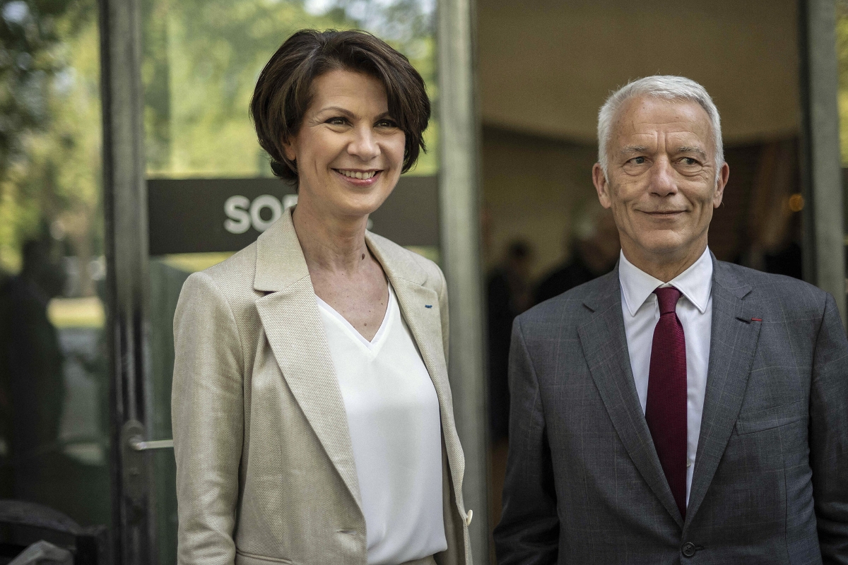 Dominique Carlac'h et le nouveau président du Medef, Patrick Martin.