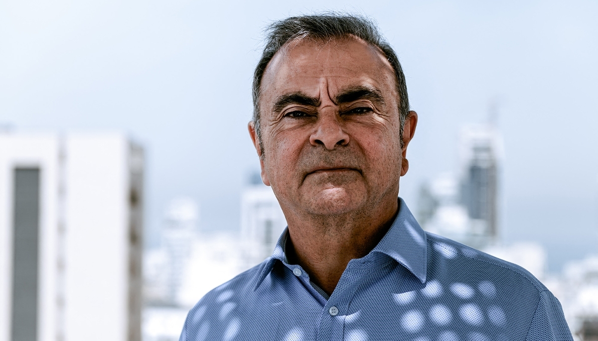 L'ancien patron de Renault-Nissan, Carlos Ghosn, photographié à Beyrouth en 2022.