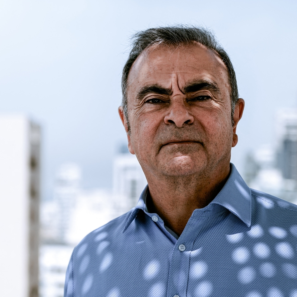 L'ancien patron de Renault-Nissan, Carlos Ghosn, photographié à Beyrouth en 2022.