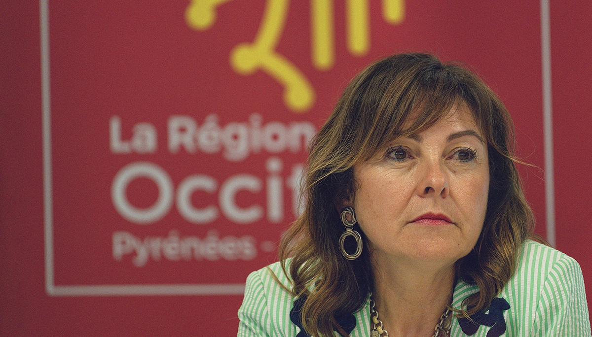 Carole Delga, présidente de la région Occitanie, le 2 juin 2025.