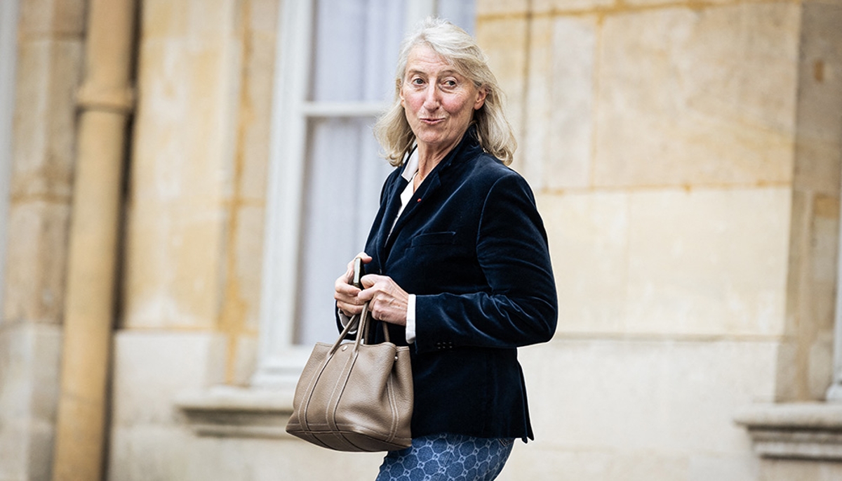 Catherine Chabaud, ministre de la mer et de la pêche, après la réunion à Matignon entre le premier ministre Sébastien Lecornu et les nouveaux membres de son gouvernement, le 13 octobre 2025.