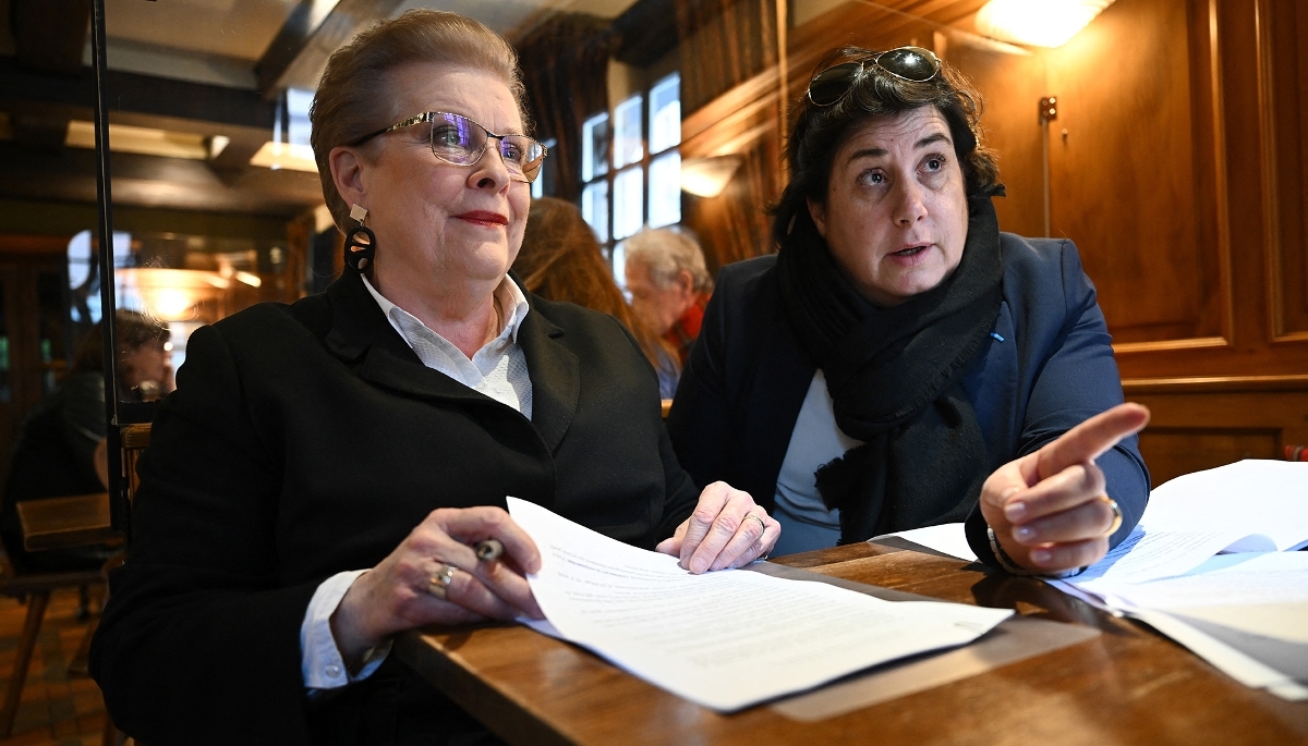 La maire de Strasbourg, Catherine Traumann, et son adjointe Pernelle Richardot.