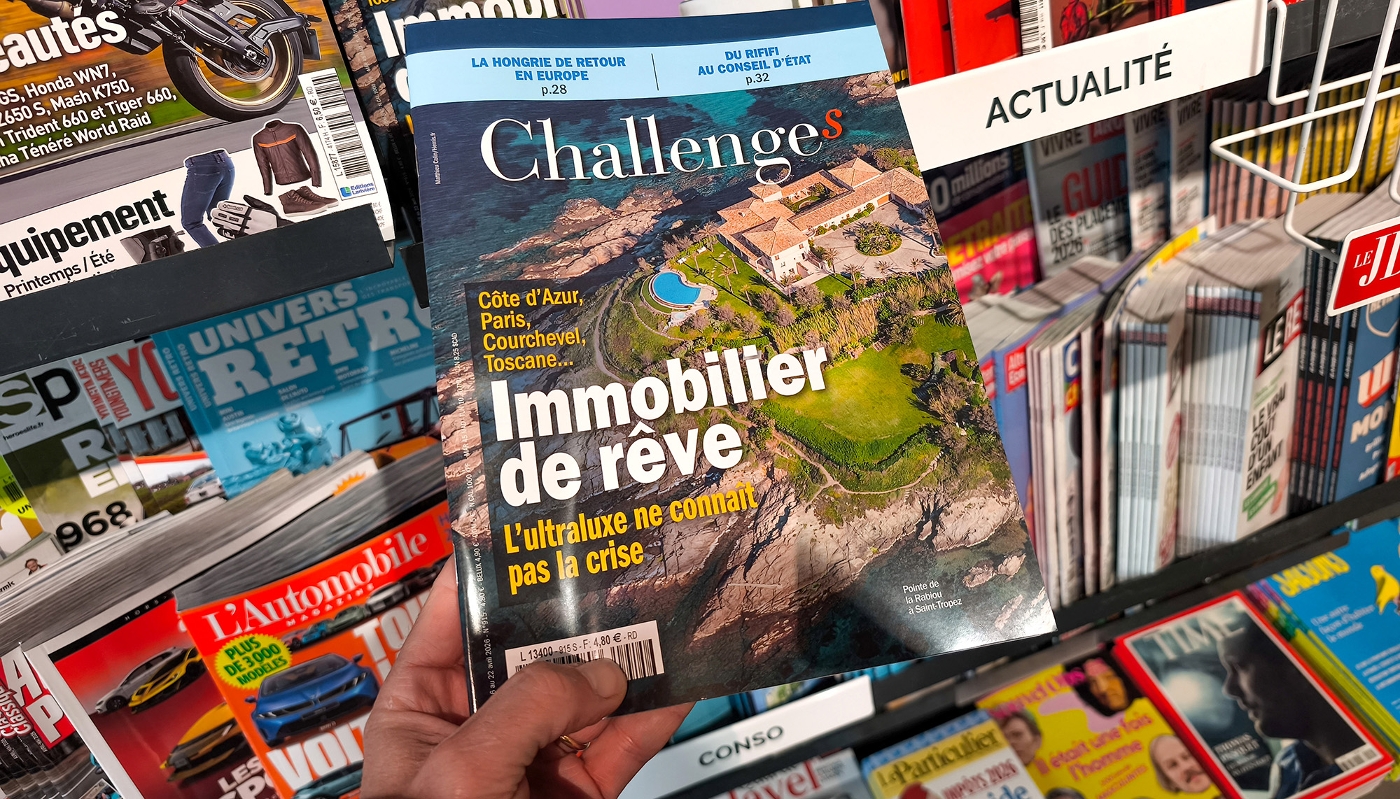 Le magazine Challenges.