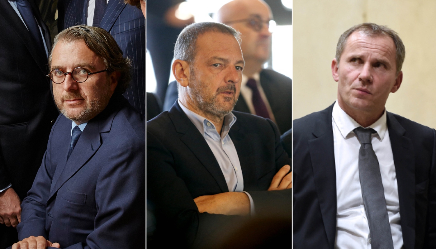 Grégoire Chertok, François Padrona, Patrick Rocca.