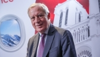 Christian Noyer, ancien gouverneur de la Banque de France, en déplacement au consulat général de France à Hong Kong, le 16 juin 2026.