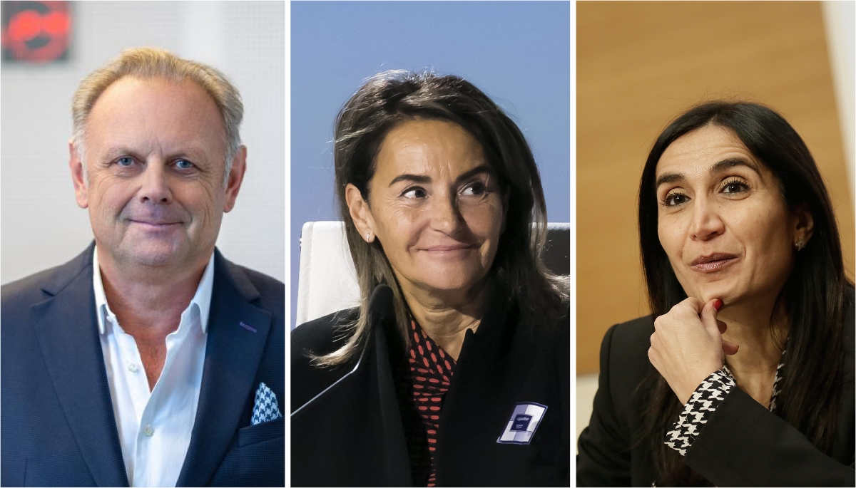 Christophe Schalk (Sirti), Constance Benqué (Lagardère Radio) et Maryam Salehi (NRJ).