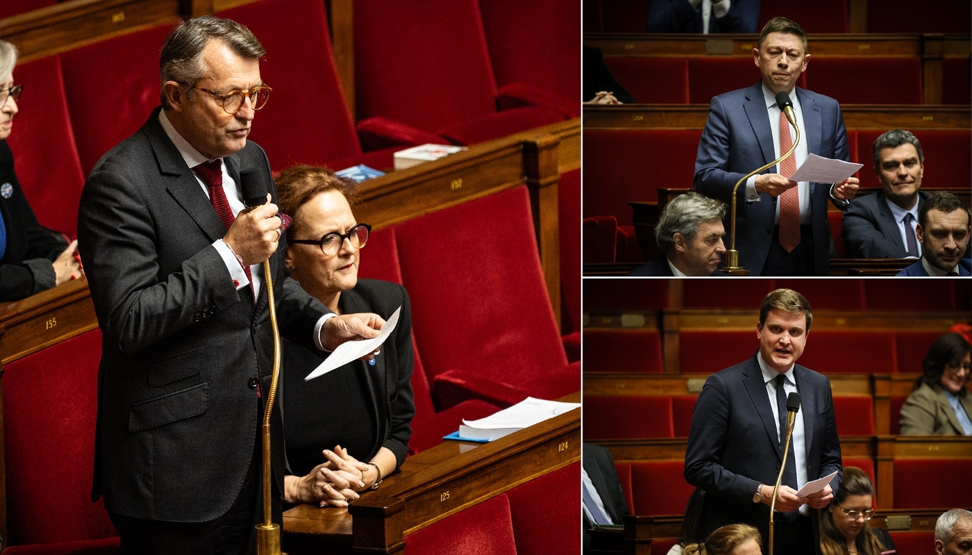 Christophe Plassard, Jean-Louis Thiériot et Charles Rodwell.
