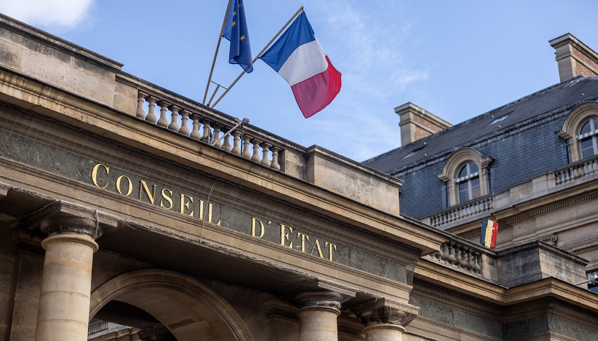 Façade du Conseil d'État, octobre 2025. 