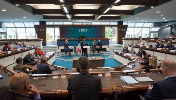 Le conseil départemental de l'Eure, ici en 2018.
