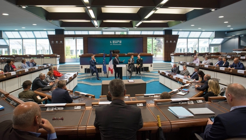 Le conseil départemental de l'Eure, ici en 2018.