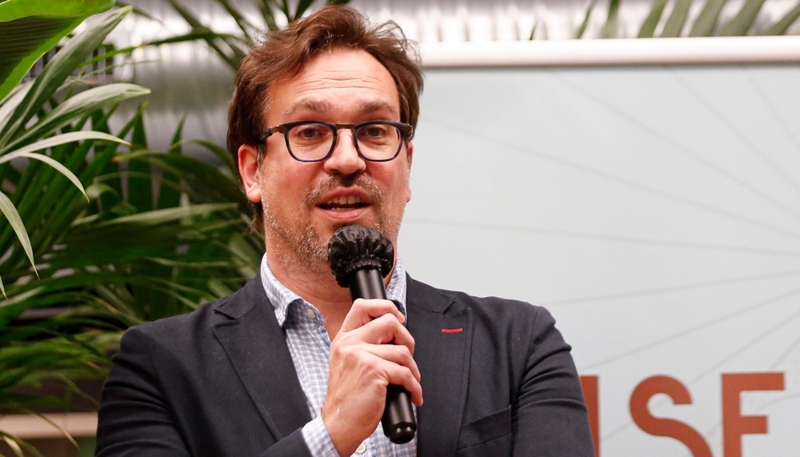 Olivier Cotinat, le président du conseil d'administration du Groupe Sud Ouest, à Paris, le 14 décembre 2021.