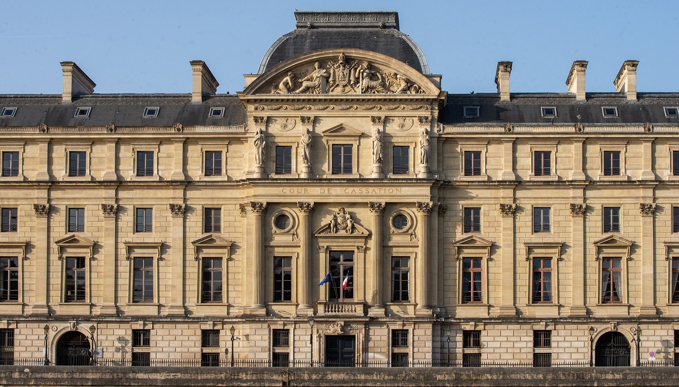 La Cour de cassation, sur l'île de la Cité, à Paris.