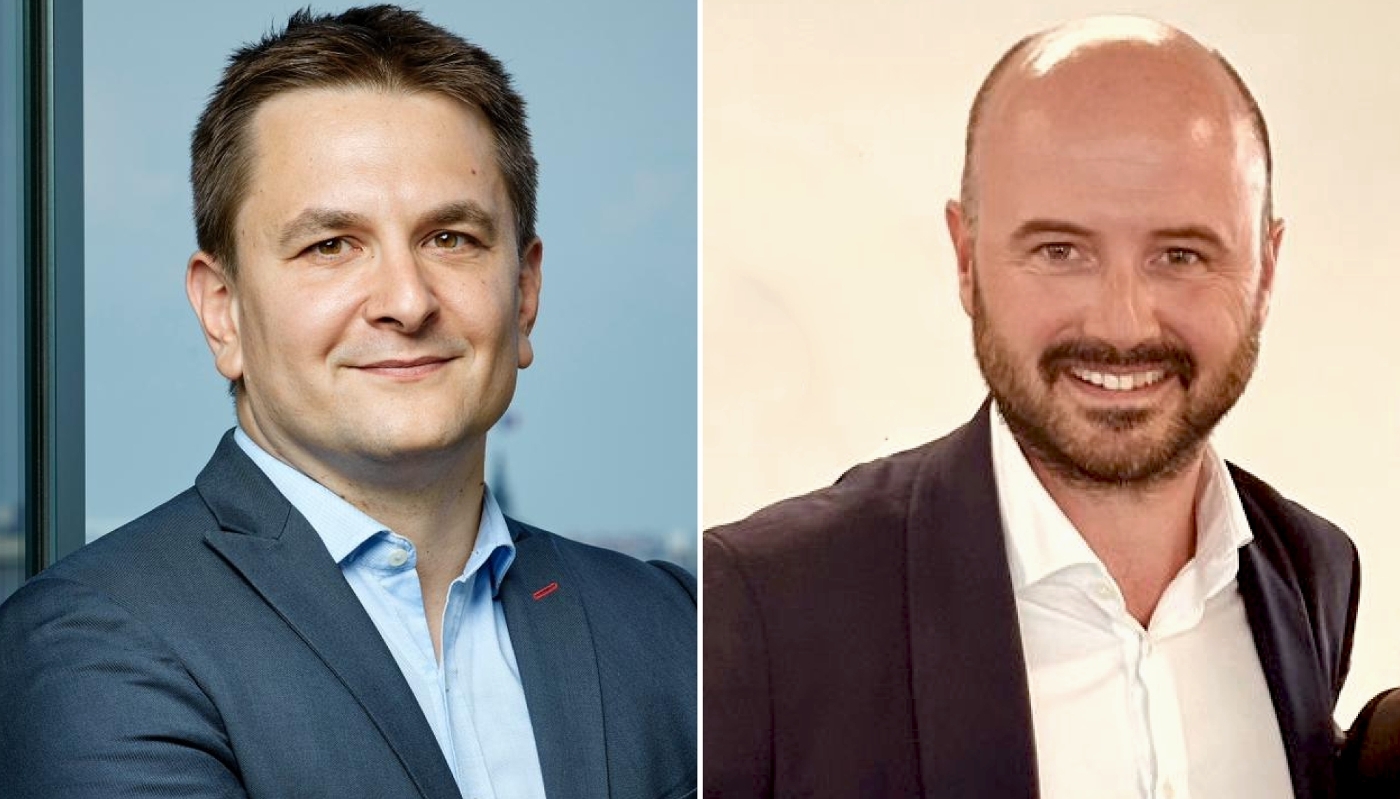 Le fondateur de Forward Global, Matthieu Creux, et sa nouvelle recrue, David Bonneau.