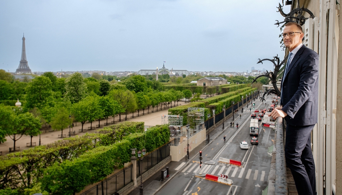 Le milliardaire tchèque Daniel Kretinsky, en avril 2023 à Paris.