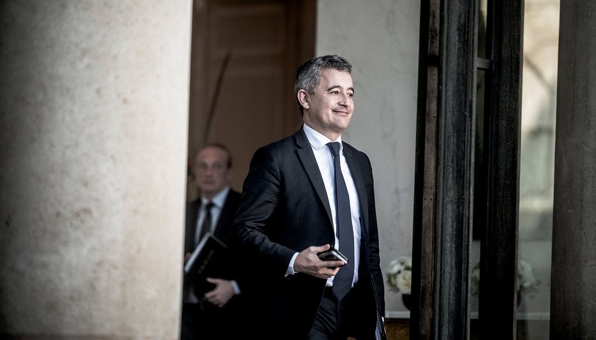 Gérald Darmanin, à l'Élysée, le 19 mars 2025.