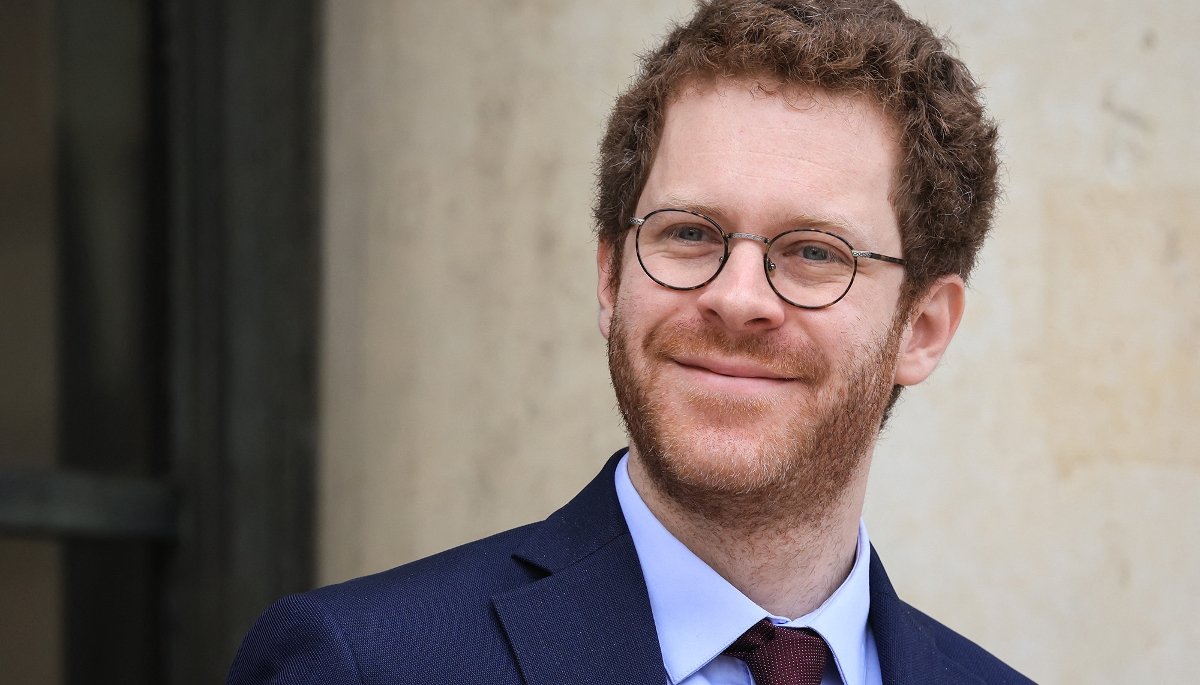Le ministre de l'action et des comptes publics David Amiel, à la sortie du conseil des ministres, à l'Élysée, le 20 mai 2026.