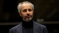 David Larramendy avant son audition par la commission d'enquête sur l'audiovisuel public à l'Assemblée nationale, le 1er avril 2026.