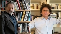 Denis Olivennes, PDG du groupe Editis et président de CMI France, et Nicolas Barré, ex-directeur de la rédaction de Politico France.