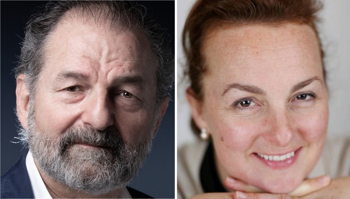 Denis Olivennes et Sonia Delesalle-Stolper.