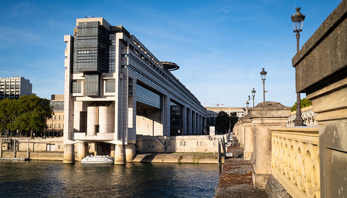 Vue du ministère de l'économie et des finances qui abrite la Direction générale du Trésor, à Paris, le 6 septembre 2025.