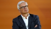 Bertrand Dumazy, PDG d'Edenred, lors du forum estival du Medef, à Paris, le 28 août 2025.