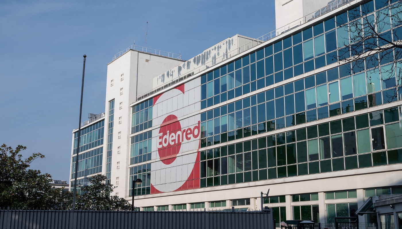 Vue des locaux d'Edenred, à Montrouge.