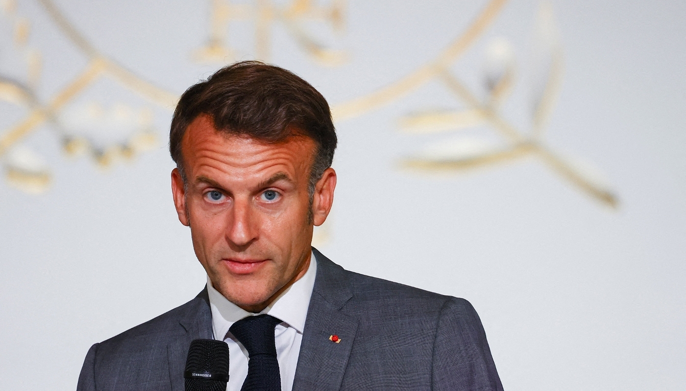Le président de la République, Emmanuel Macron, à l'Élysée, le 19 juin 2026.