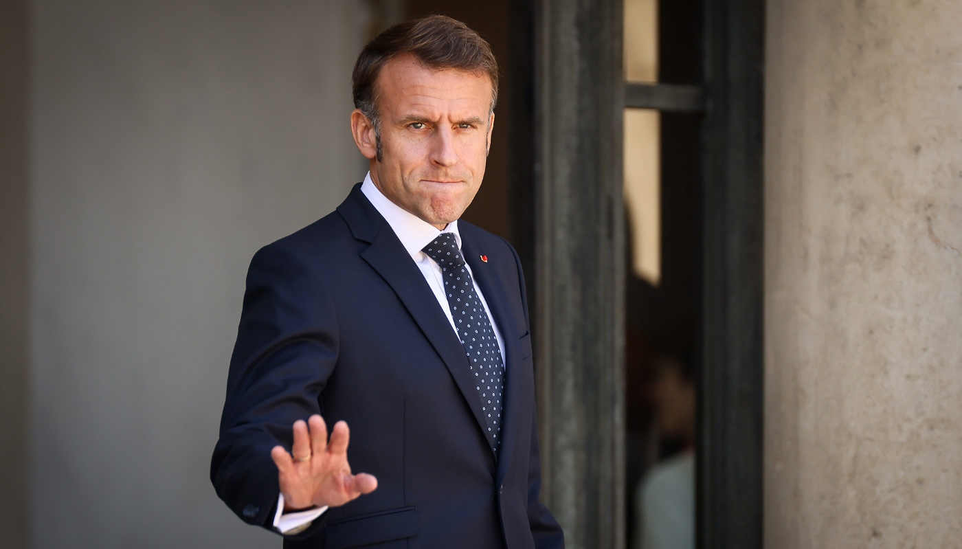 Le président de la République, Emmanuel Macron, à l'Élysée, le 11 juillet 2025.