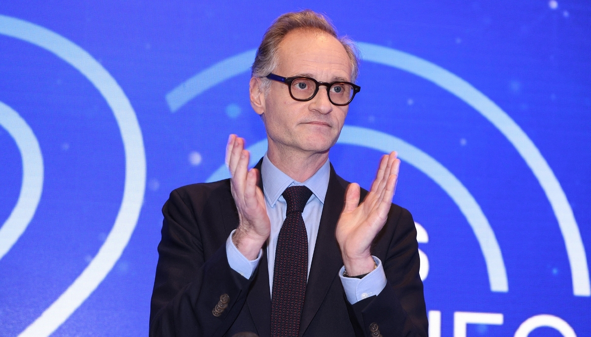 Le directeur général de BFM TV, Fabien Namias, lors de la fête des 20 ans de la chaîne, le 27 novembre 2025.