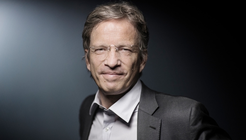Fabrice Fries, PDG de l'AFP, à Paris, le 16 avril 2018.
