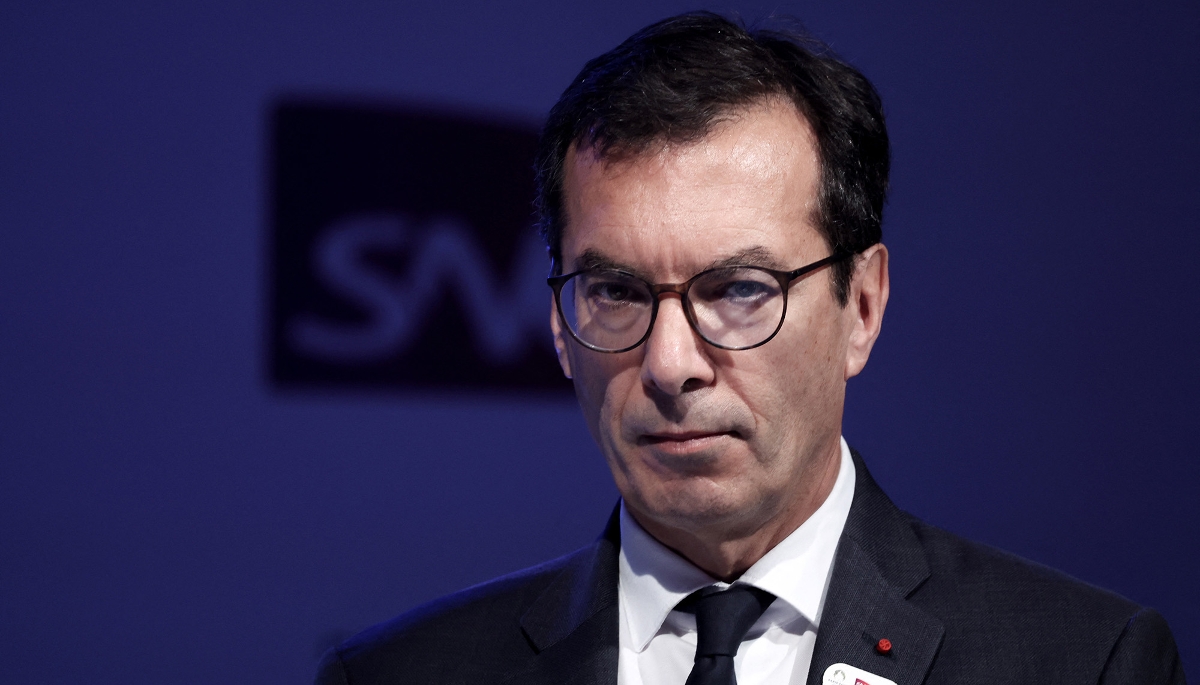 Jean-Pierre Farandou, PDG du groupe SNCF, à Paris en juin 2024. 