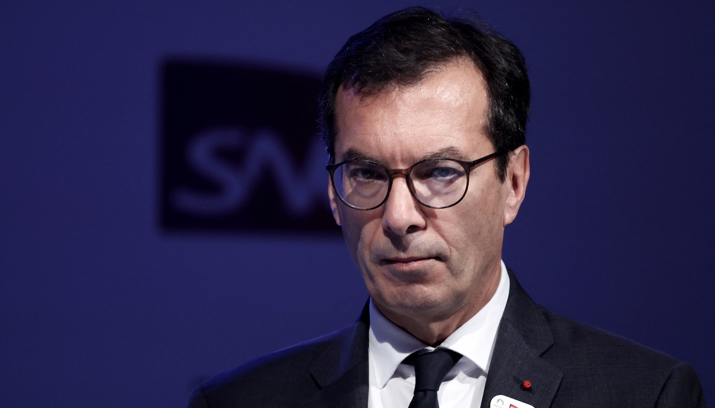 Jean-Pierre Farandou, PDG du groupe SNCF, à Paris en juin 2024.