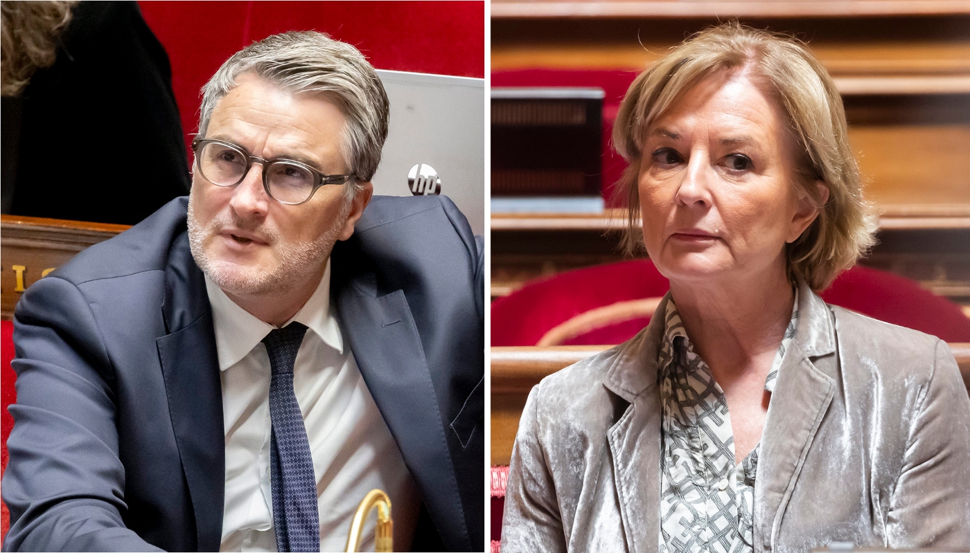 Le député Florent Boudié et la sénatrice Élisabeth Doineau.